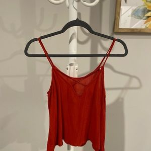 Forever 21 cross cross back cami top